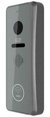 CTV D3002EM GS Вызывная панель цветного видеодомофона, стиль Hi-Tech, 1000ТВЛ, графит